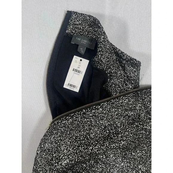 The Limited Black and Gold Sparkly Sleeveless Dress Size Medium -Holiday/Party - Picture 5 of 8